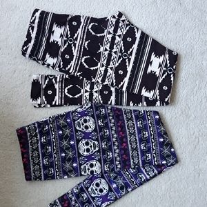 4/$20 Patterned Leggings